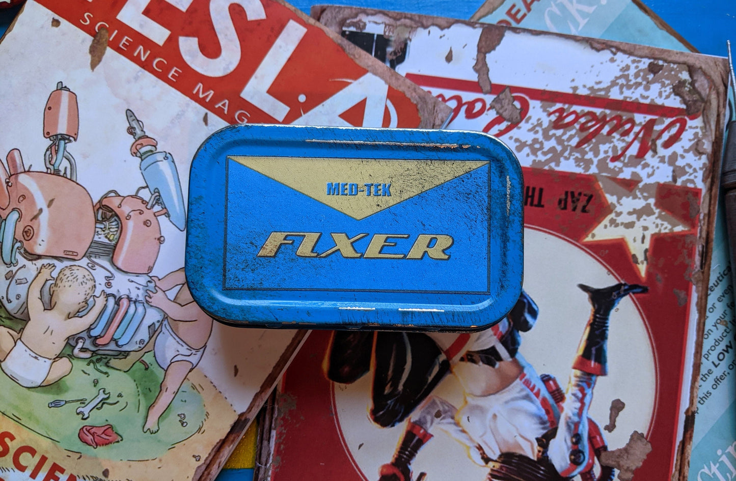 Fallout Fixer and Mentats tins