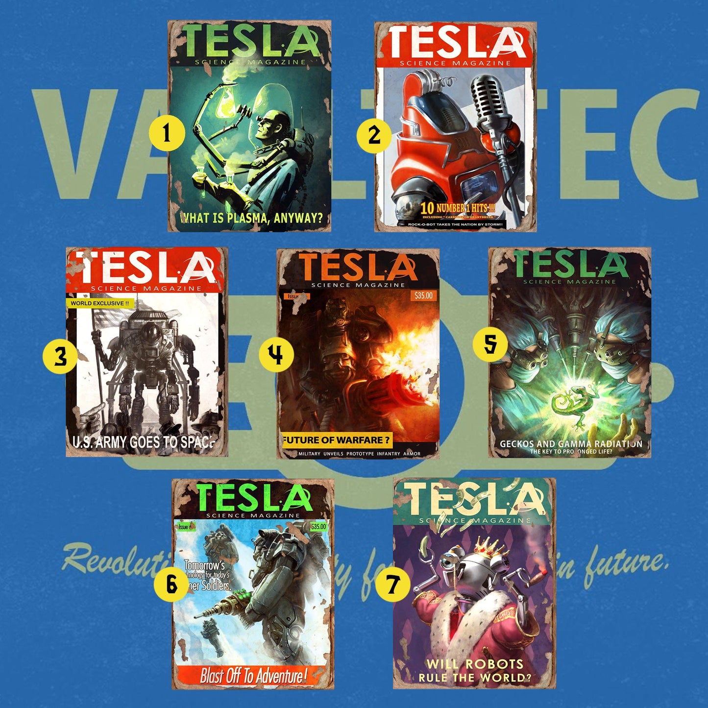 Fallout 4 Perk Magazine Notebook