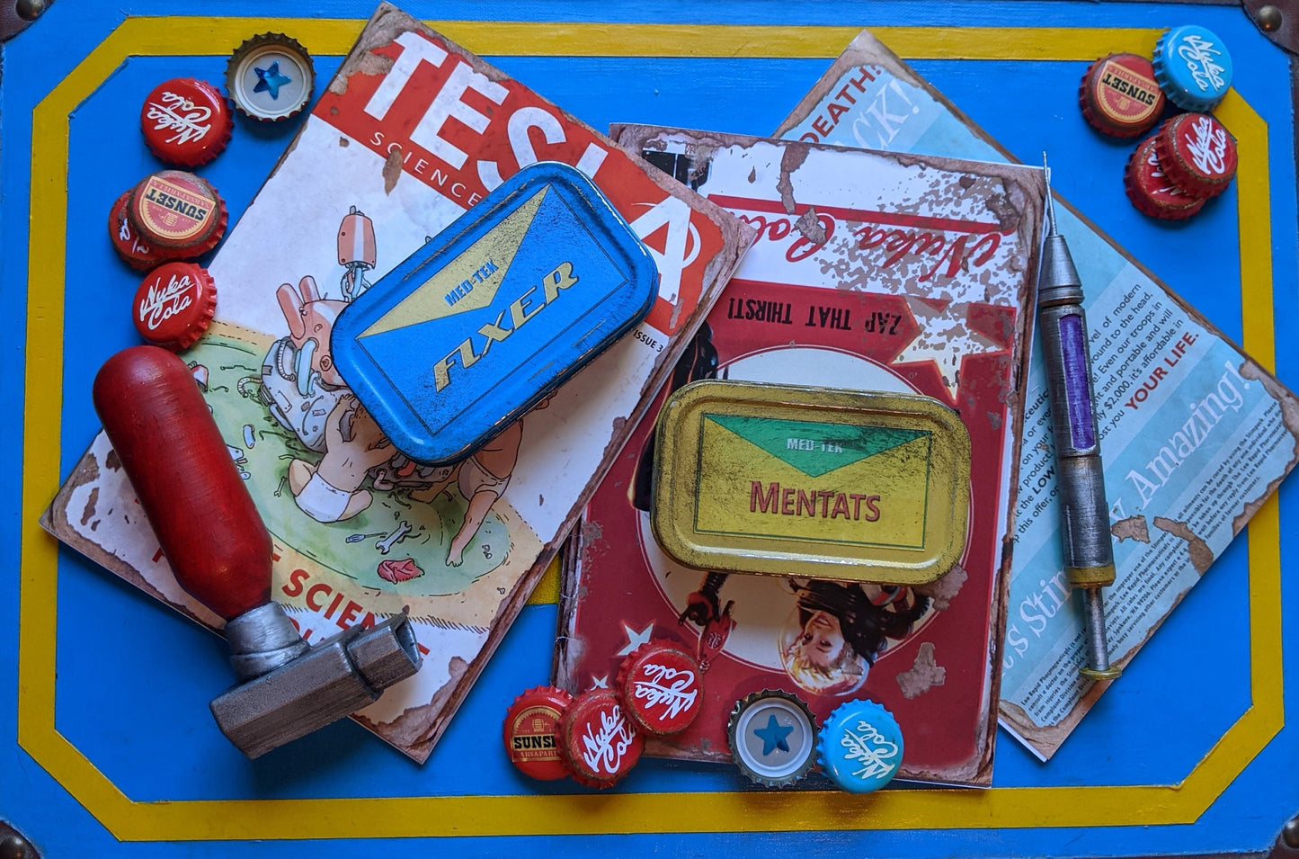 Fallout Fixer and Mentats tins