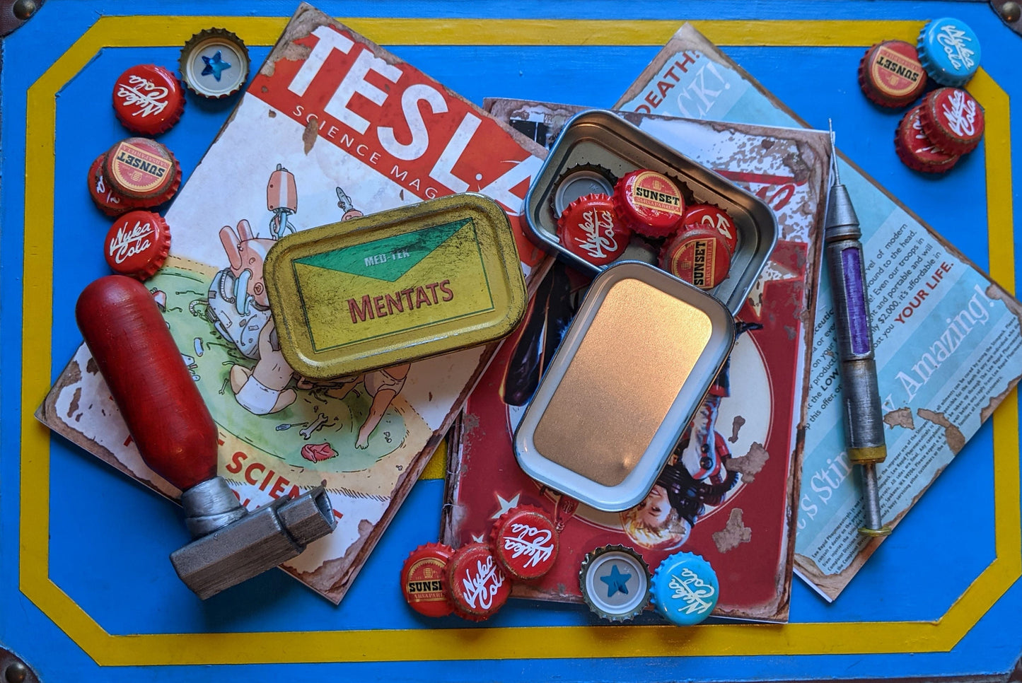 Fallout Fixer and Mentats tins