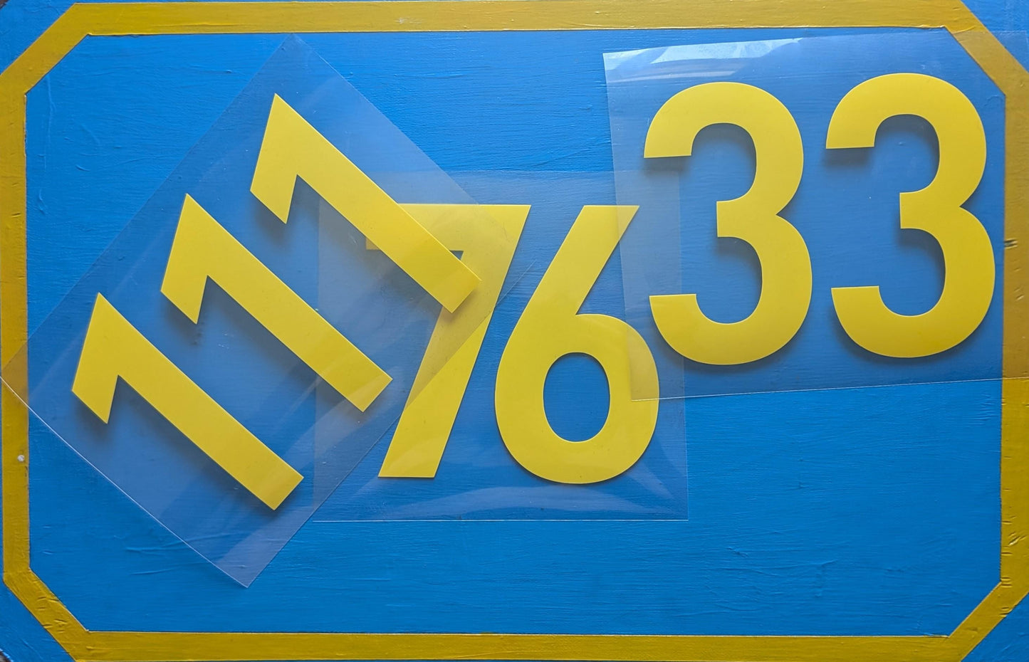 Fallout Vault Suit Number Iron on