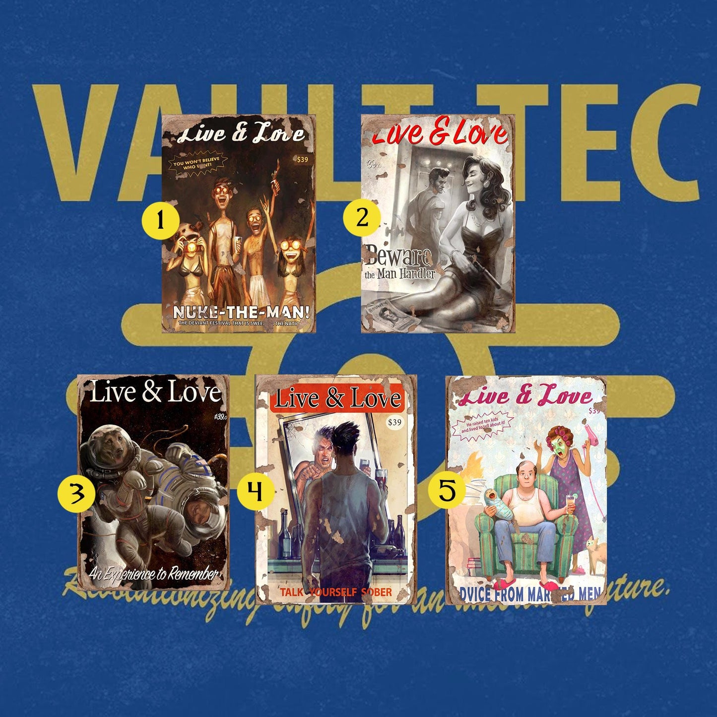 Fallout 4 Perk Magazine Notebook